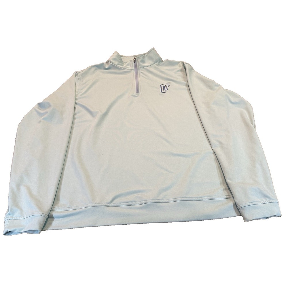 Peter Millar Crown Sport Performance Quarter Zip Pullover Golf Size L